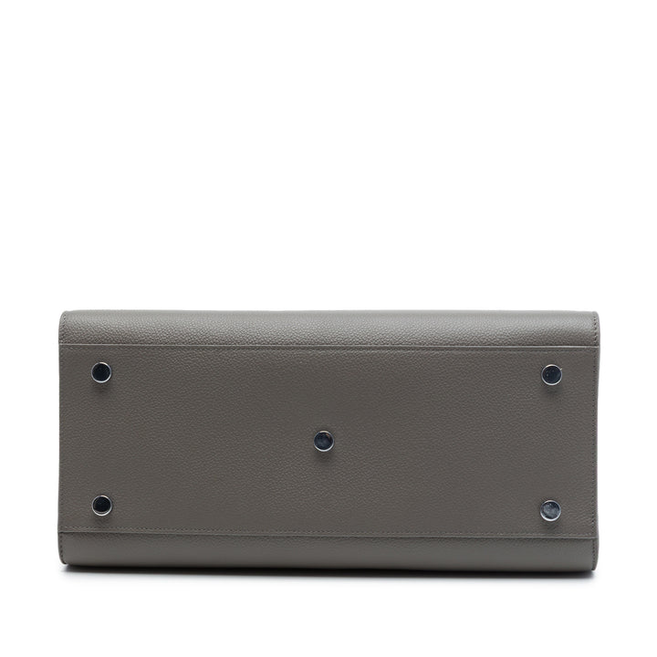 Saint Laurent Small Cuir de veau grainé Sac De Jour Sac