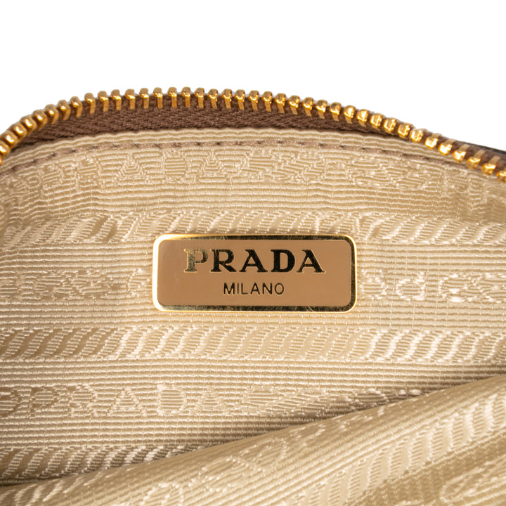 Canvas Canapa Logo Pouch Brown - Gaby Paris