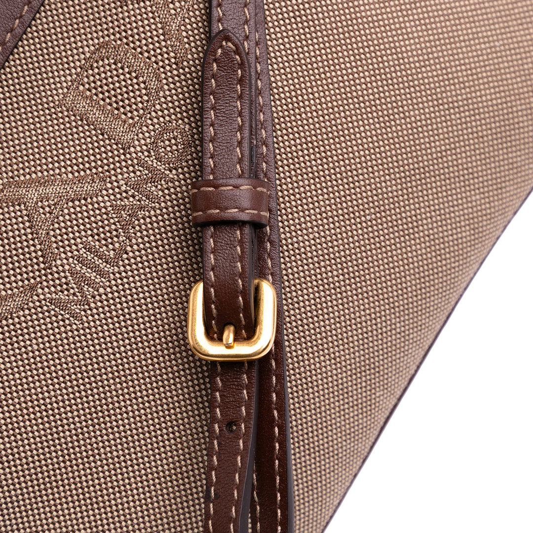 Canvas Canapa Logo Pouch Brown - Gaby Paris