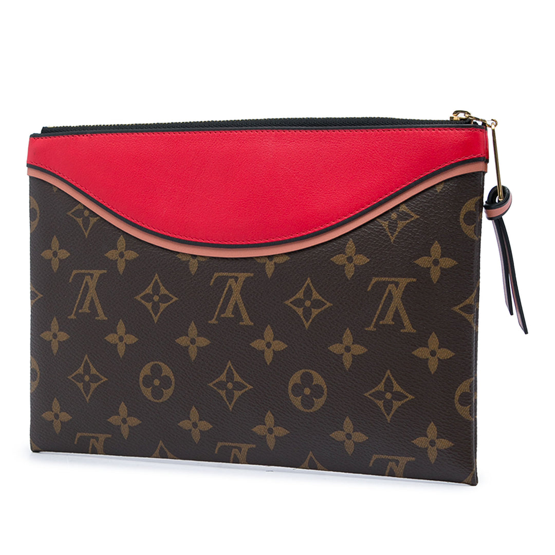 Louis Vuitton Pochette Tuileries Monogram Marron – vue 2 – GABY PARIS