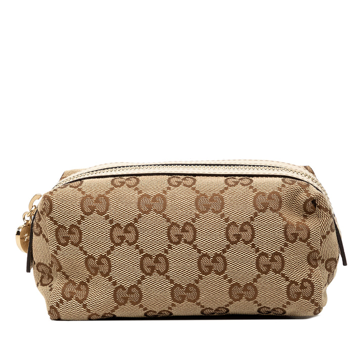 Gucci Trousse GG de maquillage Beige – vue principale – GABY PARIS