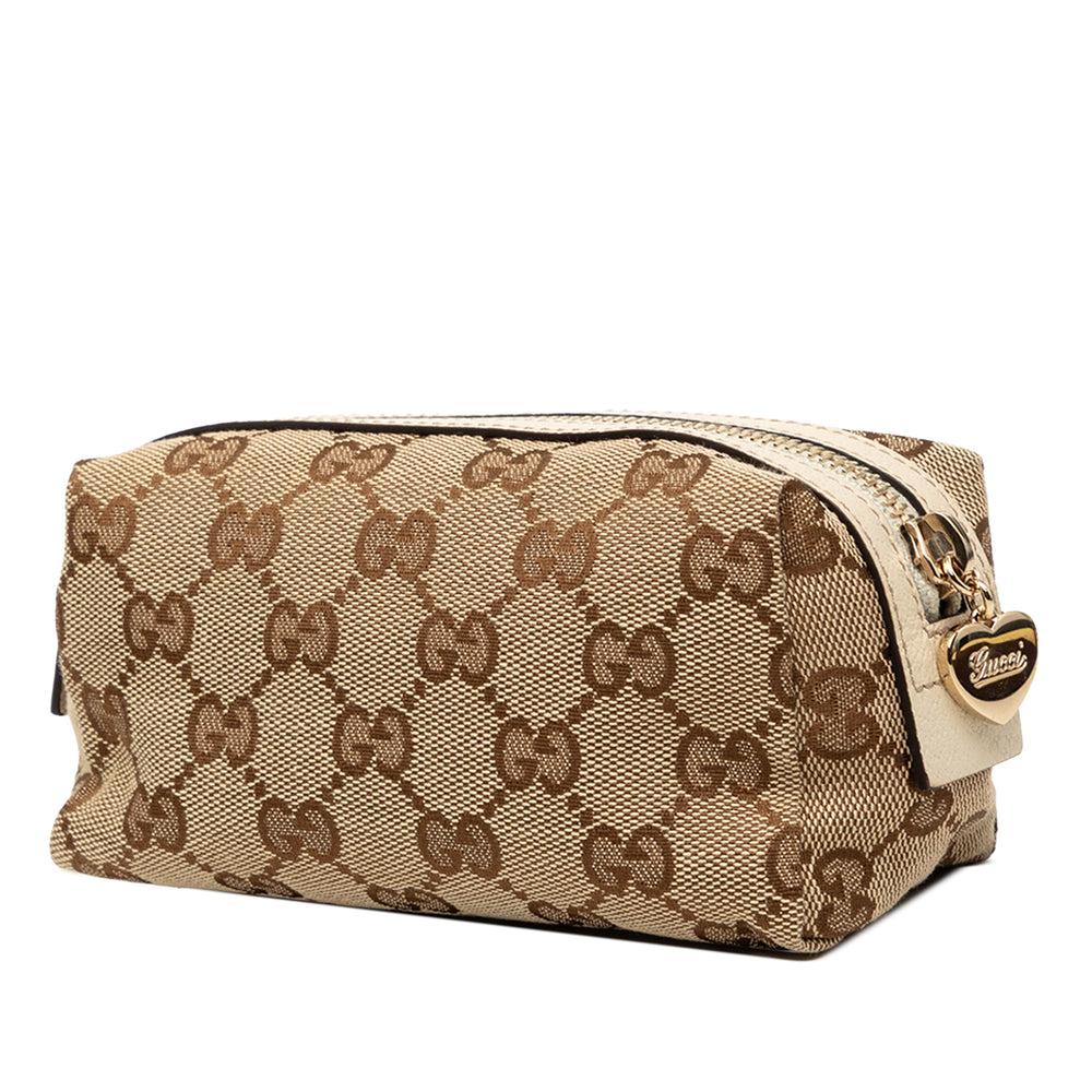 Gucci Trousse GG de maquillage Beige – vue 2 – GABY PARIS