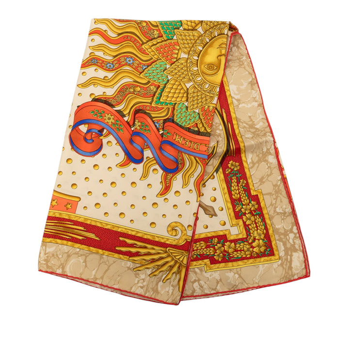 Hermès Carpe Diem Soie Foulard 90 Multi