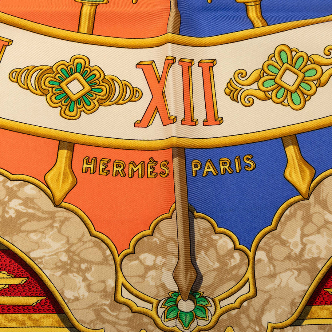Hermès Carpe Diem Soie Foulard 90 Multi