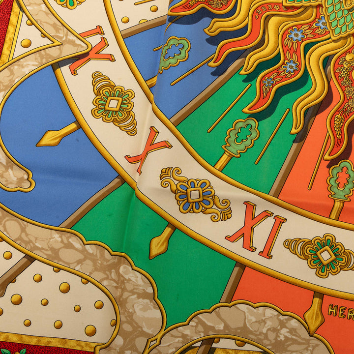 Hermès Carpe Diem Soie Foulard 90 Multi