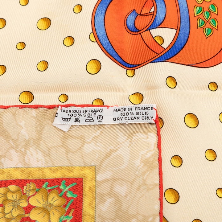 Hermès Carpe Diem Soie Foulard 90 Multi