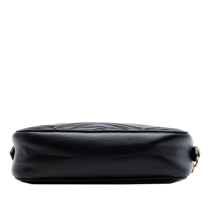 Gucci Small GG Marmont Matelasse Cuir de veau Sac porté croisé