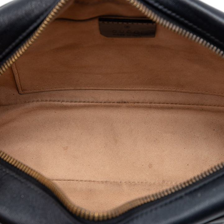 Gucci Small GG Marmont Matelasse Cuir de veau Sac porté croisé