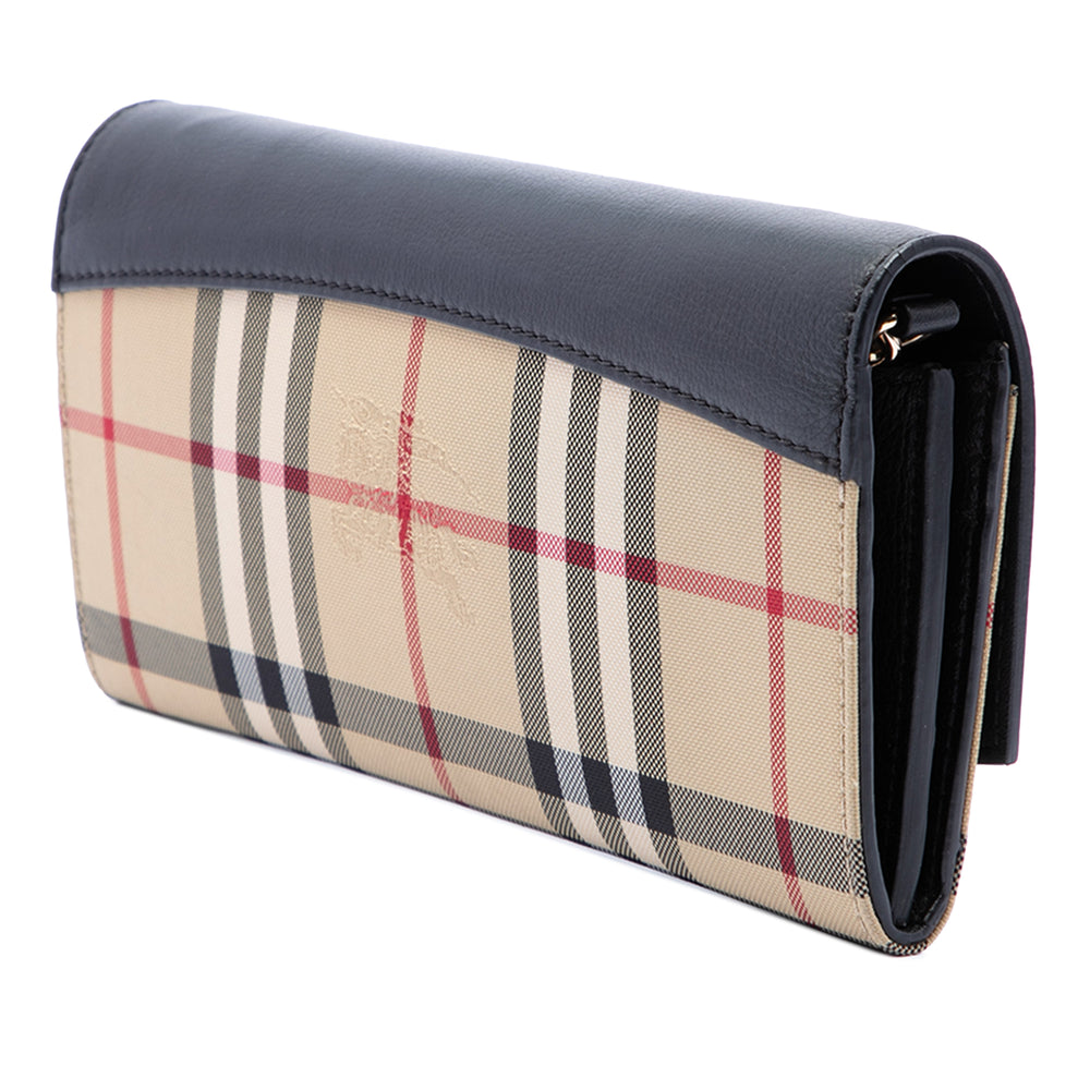 Burberry Sac bandoulière House Check et Henley Wallet on Chain Beige – vue 2 – GABY PARIS