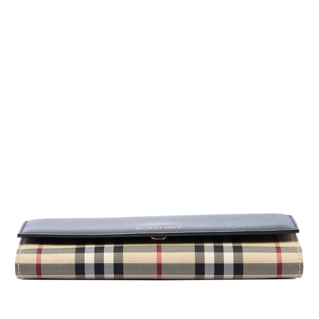Burberry Sac bandoulière House Check et Henley Wallet on Chain Beige – vue 3 – GABY PARIS