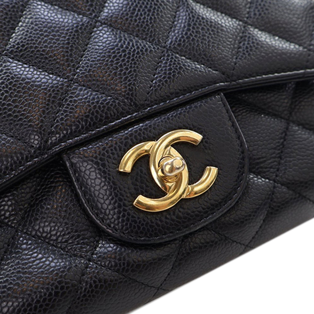 Chanel Jumbo Classic Caviar Simple rabat