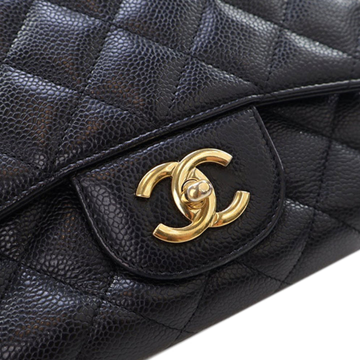 Chanel Jumbo Classic Caviar Simple rabat