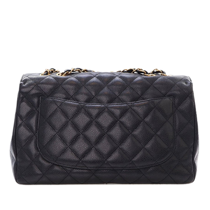 Chanel Jumbo Classic Caviar Simple rabat