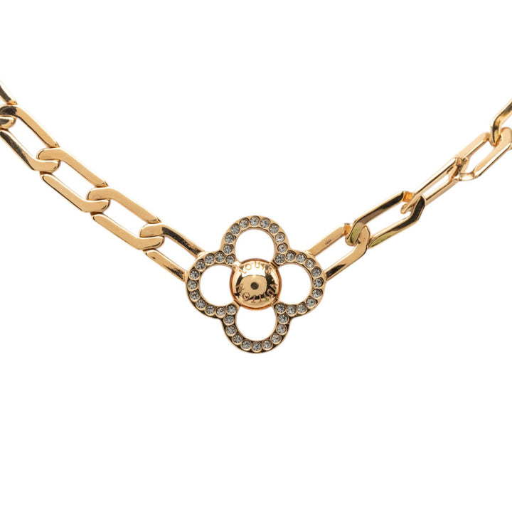 Louis Vuitton plaqué Cristal Flower Power Collier