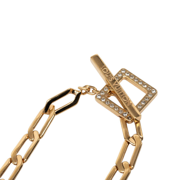 Louis Vuitton plaqué Cristal Flower Power Collier