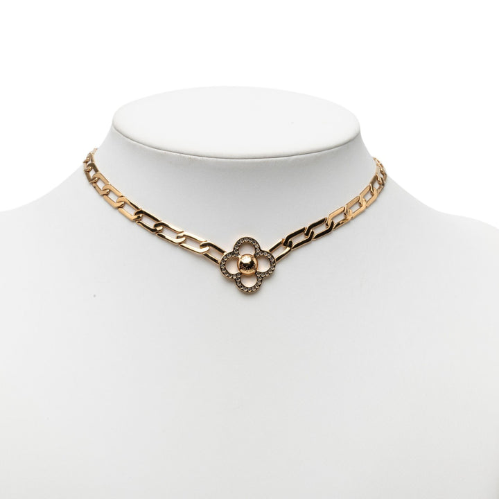 Louis Vuitton plaqué Cristal Flower Power Collier