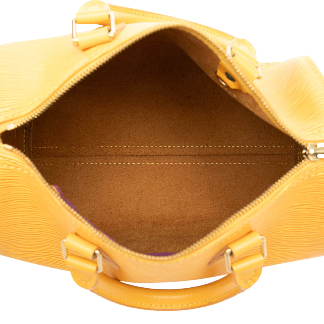 Louis Vuitton Speedy 25 Épi Jaune