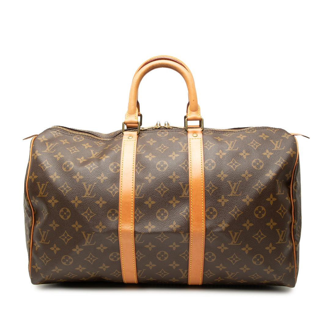Louis Vuitton Keepall 45 Monogram Marron