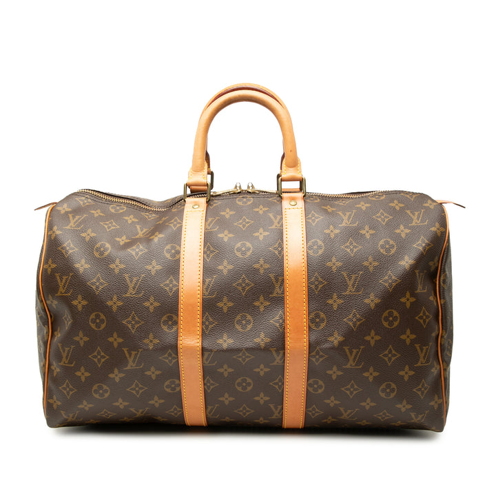 Louis Vuitton Keepall 45 Monogram Marron