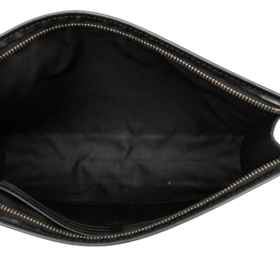 Louis Vuitton Reverse Pochette Voyage MM Monogram Eclipse Gris – vue 4 – GABY PARIS