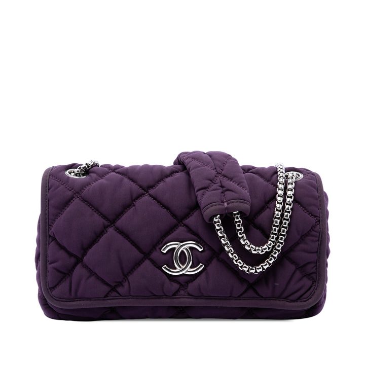 Chanel Small Matelassé Nylon Bubble à rabat