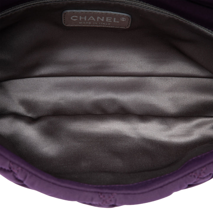 Chanel Small Matelassé Nylon Bubble à rabat