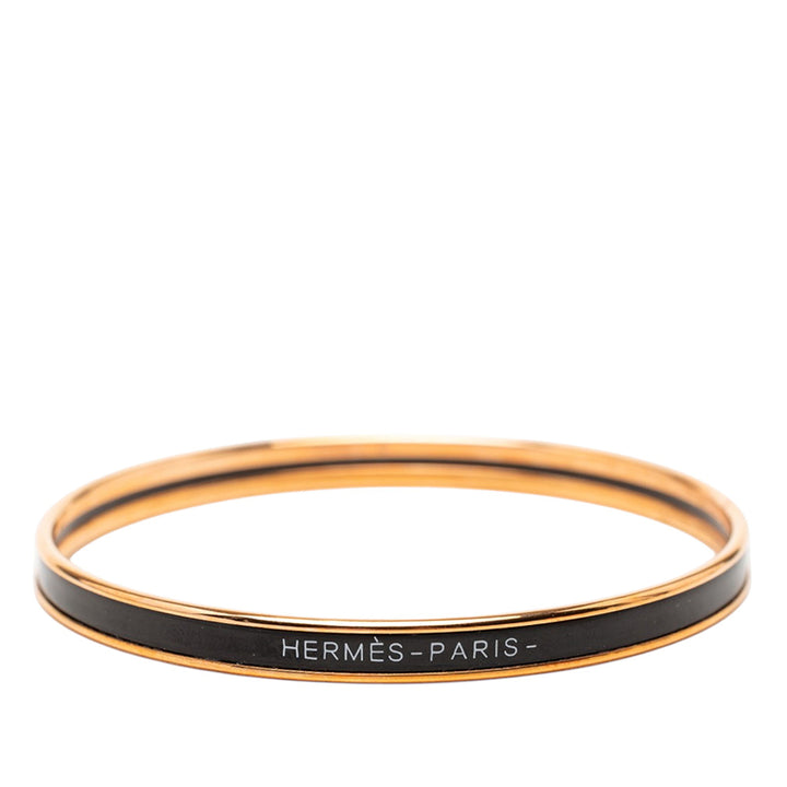 Hermès Extra Narrow Émail Uni Bangle 62