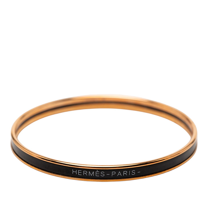 Hermès Extra Narrow Émail Uni Bangle 62