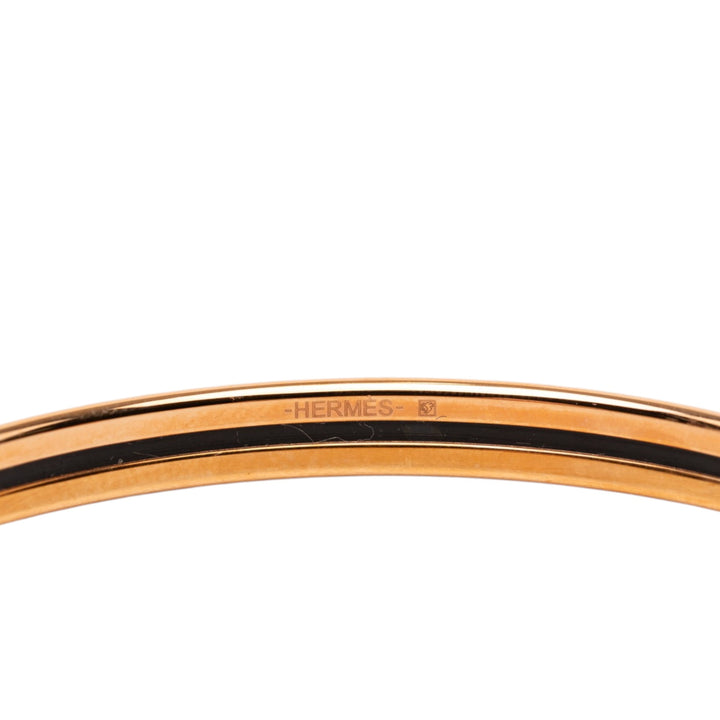 Hermès Extra Narrow Émail Uni Bangle 62