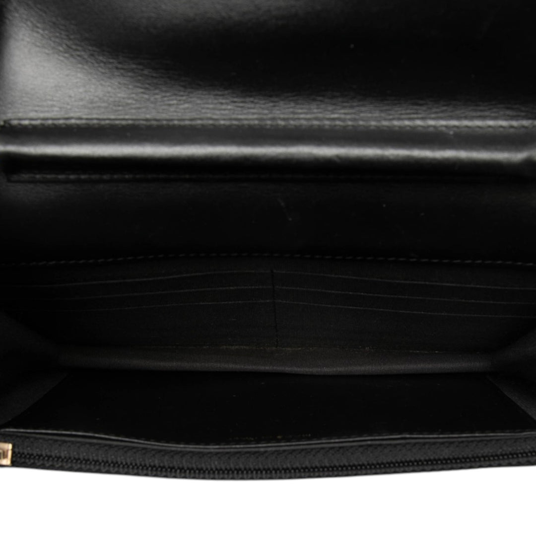 Chanel Matelassé Caviar Boy Wallet on Chain