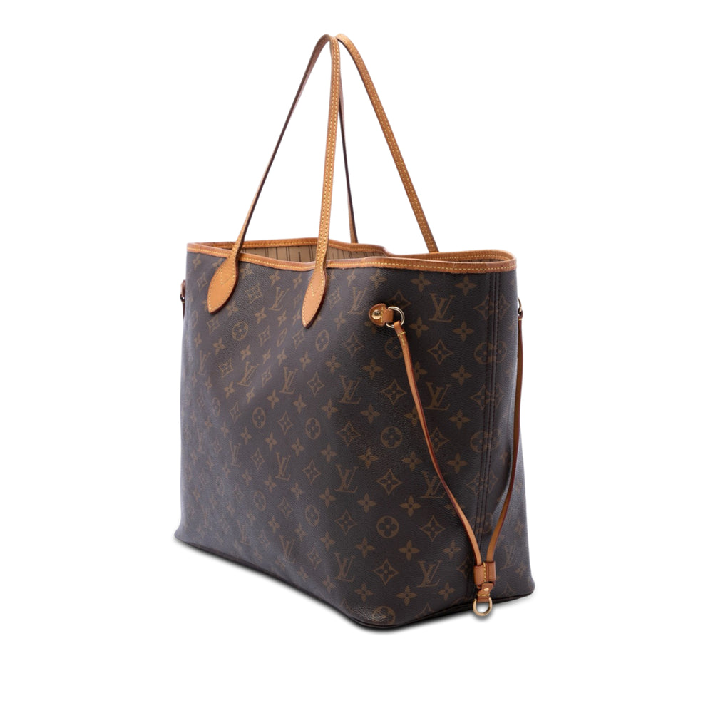Louis Vuitton Neverfull GM Monogram Marron – vue 2 – GABY PARIS