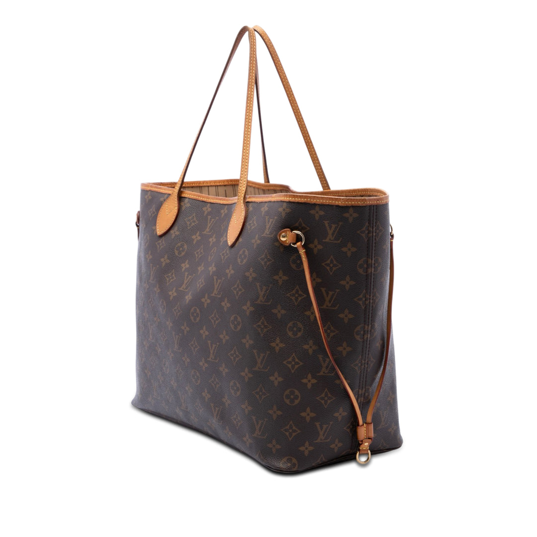 Louis Vuitton Neverfull GM Monogram Marron – vue 2 – GABY PARIS
