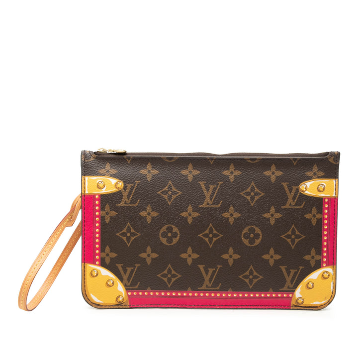 Summer Trunks Neverfull Pochette MM Monogram Marron