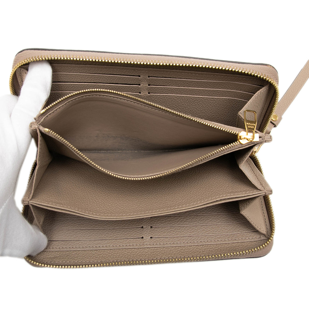 Louis Vuitton Bicolor Monogram Empreinte Giant Zippy Portefeuille