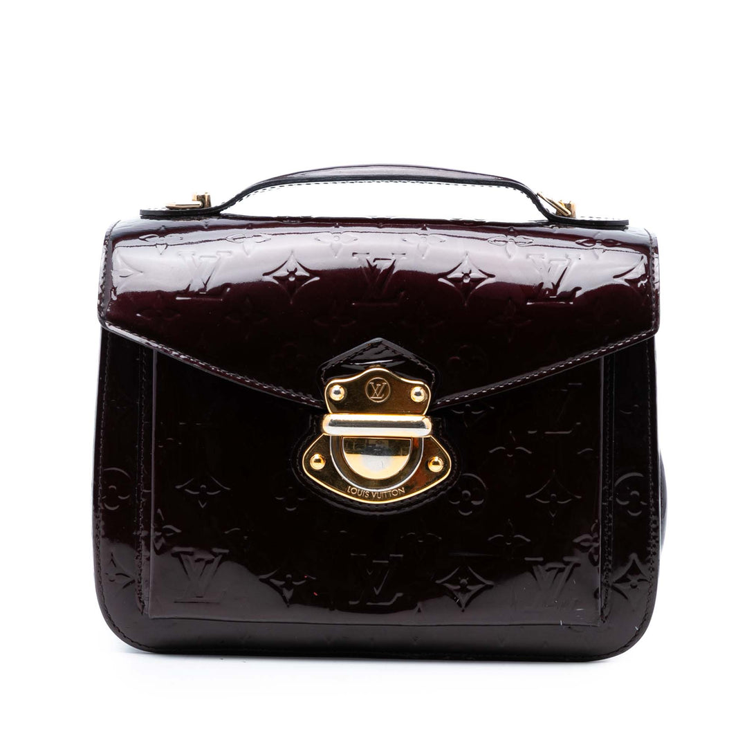 Louis Vuitton Mirada Cuir verni Monogram Violet – vue principale – GABY PARIS