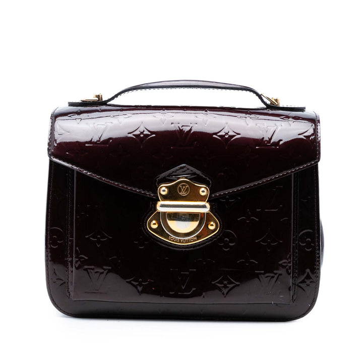Louis Vuitton Mirada Cuir verni Monogram Violet – vue principale – GABY PARIS