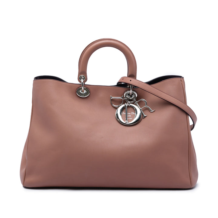 Dior Diorissimo Cabas Grand Cuir de veau Rose – vue principale – GABY PARIS