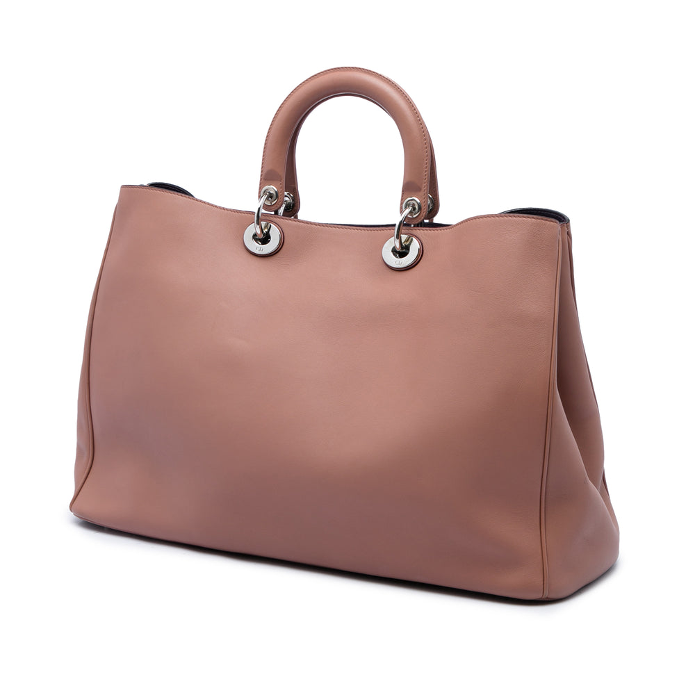 Dior Diorissimo Cabas Grand Cuir de veau Rose – vue 2 – GABY PARIS