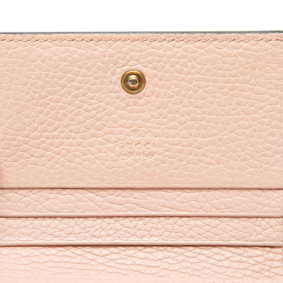 Gucci Cuir de veau Blind for Love Compact Portefeuille