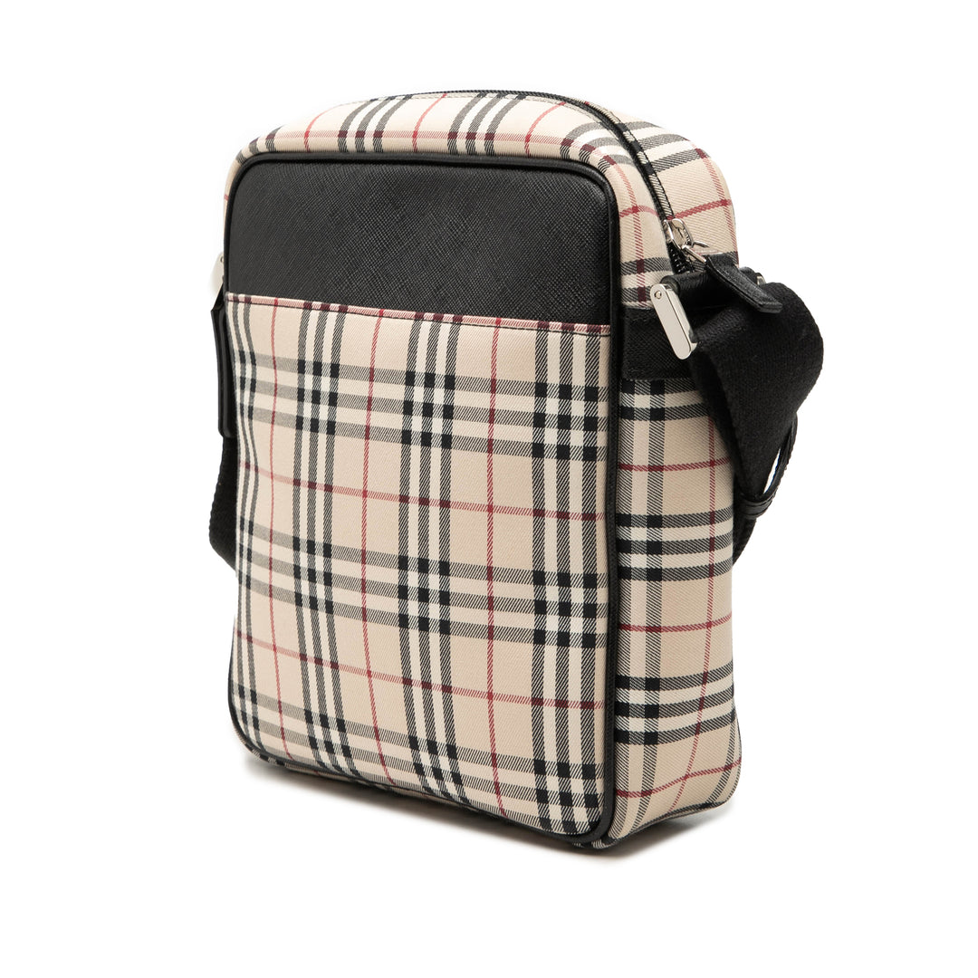 Burberry House Check Toile Sac porté croisé