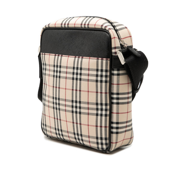 Burberry House Check Toile Sac porté croisé