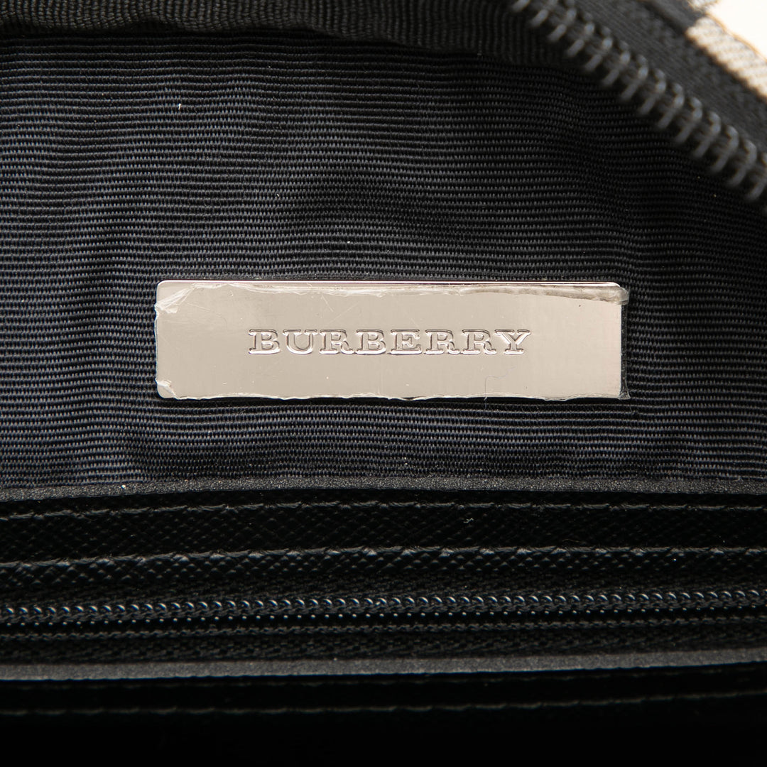 Burberry House Check Toile Sac porté croisé