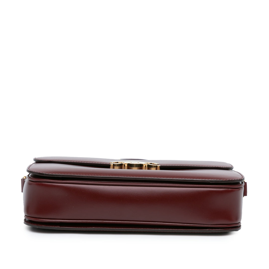 Celine Calfskin Triomphe Crossbody Red - GABY PARIS