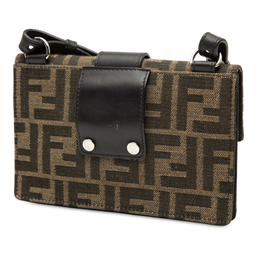 Fendi Zucca Toile Convertible Baguette Pochette