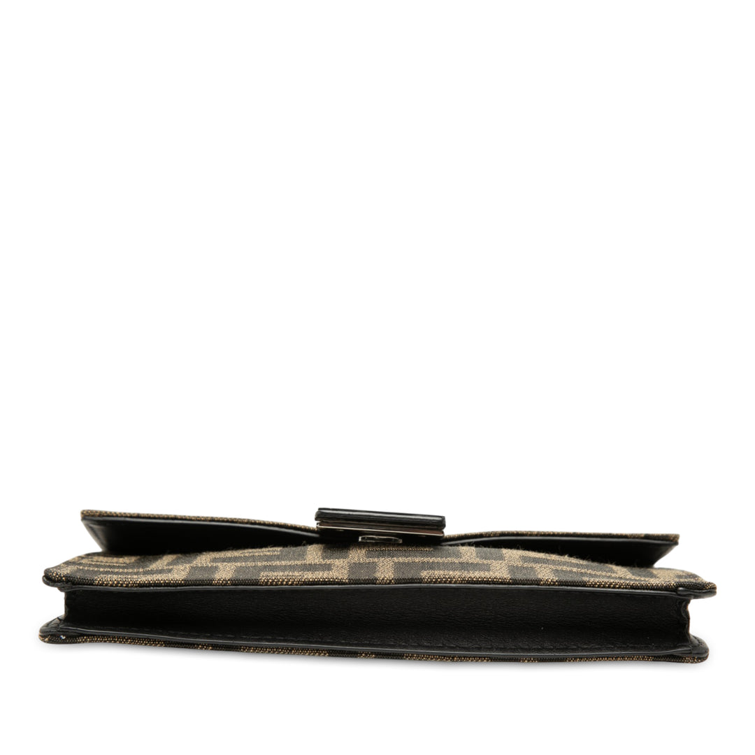 Fendi Zucca Toile Convertible Baguette Pochette