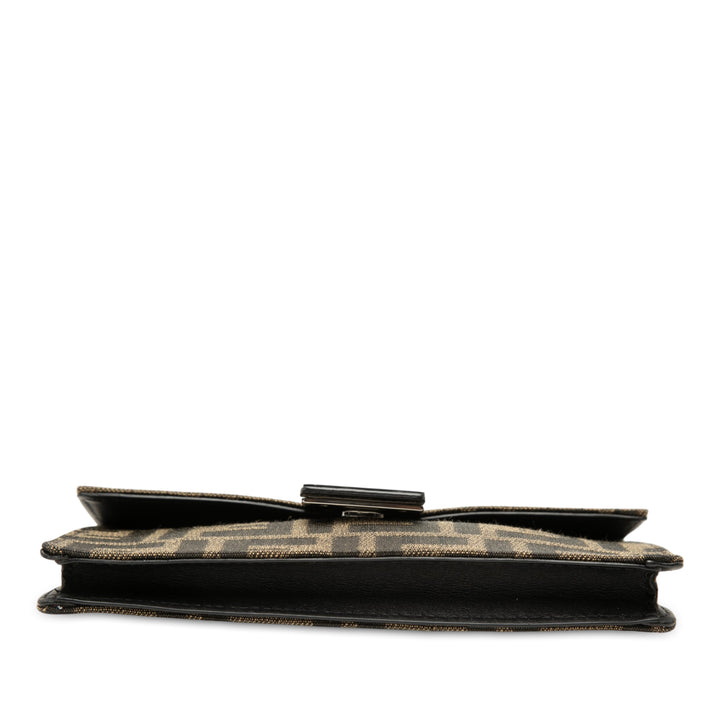 Fendi Zucca Toile Convertible Baguette Pochette