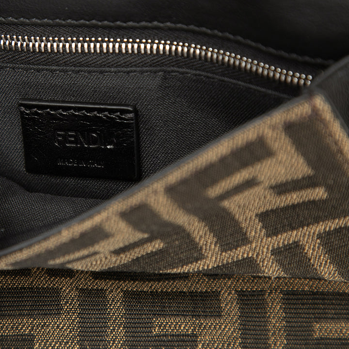 Fendi Zucca Toile Convertible Baguette Pochette
