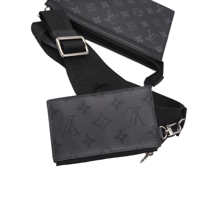 Louis Vuitton Gaston Wearable Portefeuille Monogram Eclipse Noir – vue 5 – GABY PARIS