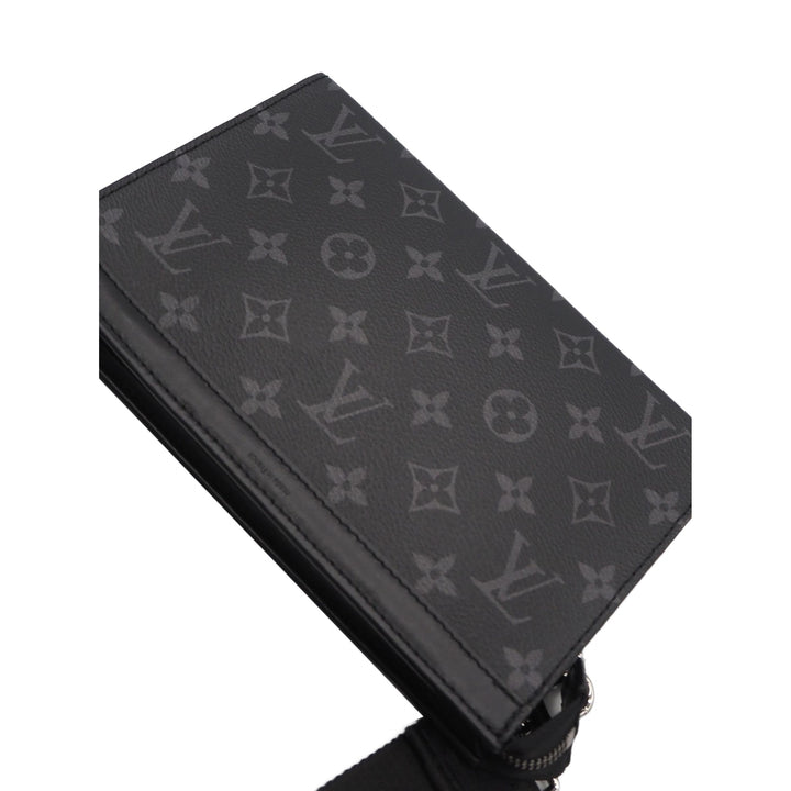 Louis Vuitton Gaston Wearable Portefeuille Monogram Eclipse Noir – vue 9 – GABY PARIS