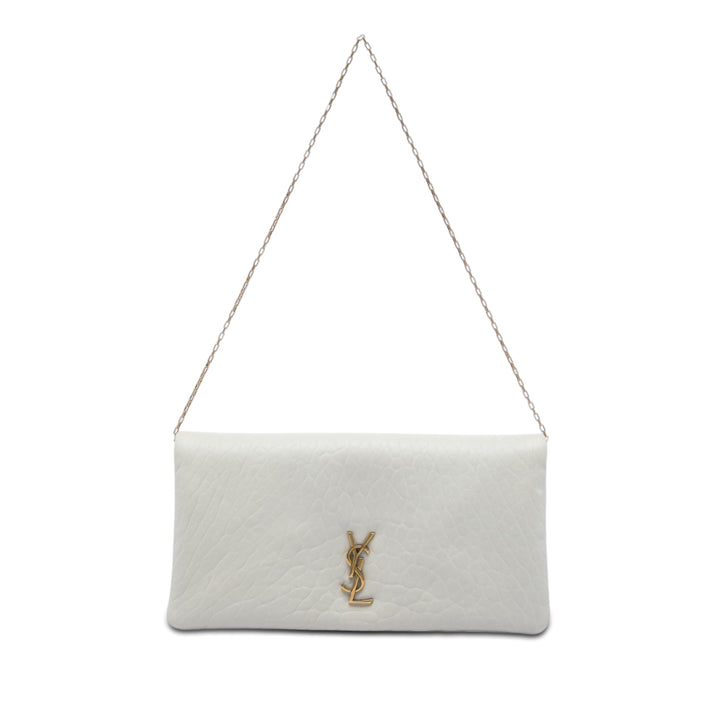 Saint Laurent Mini Grained Cuir d’agneau Calypso Sac bandoulière
